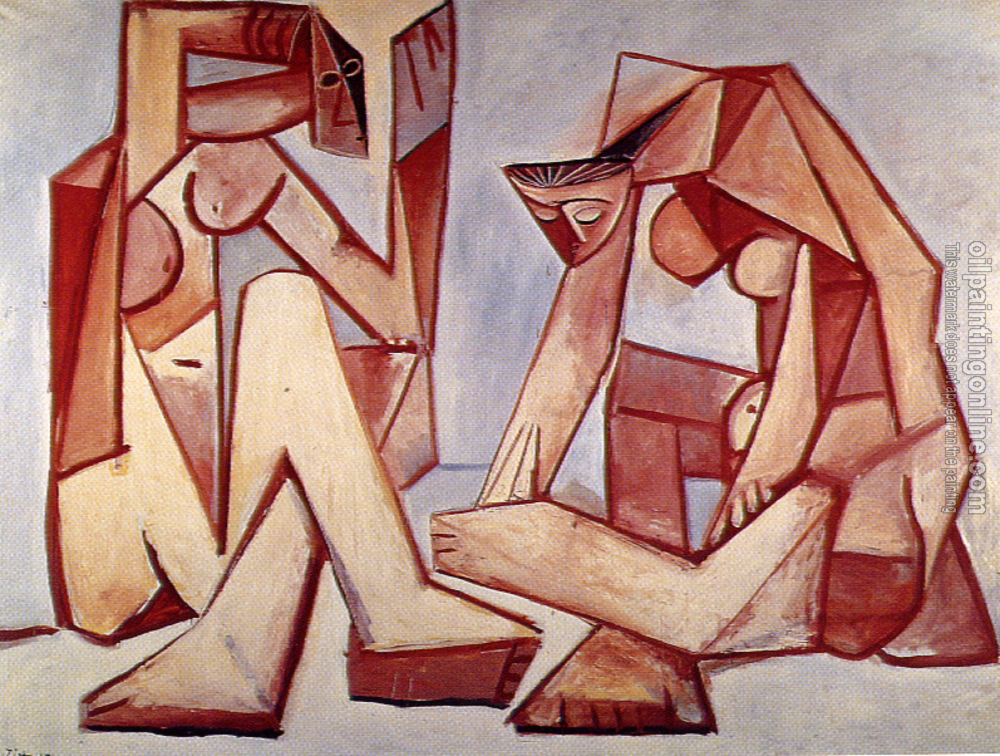 Picasso, Pablo - two women on the beach